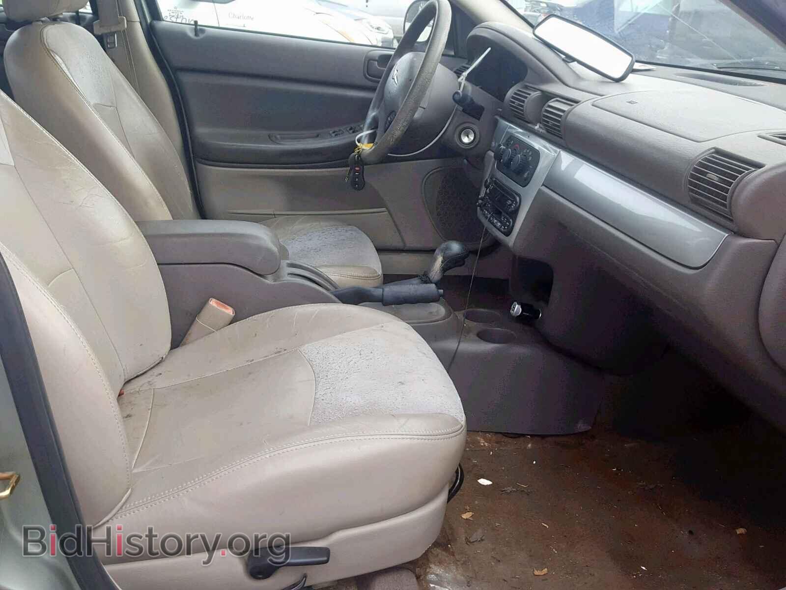 2005 CHRYSLER SEBRING - VIN: 1C3EL56R45N662629 - Фото 5