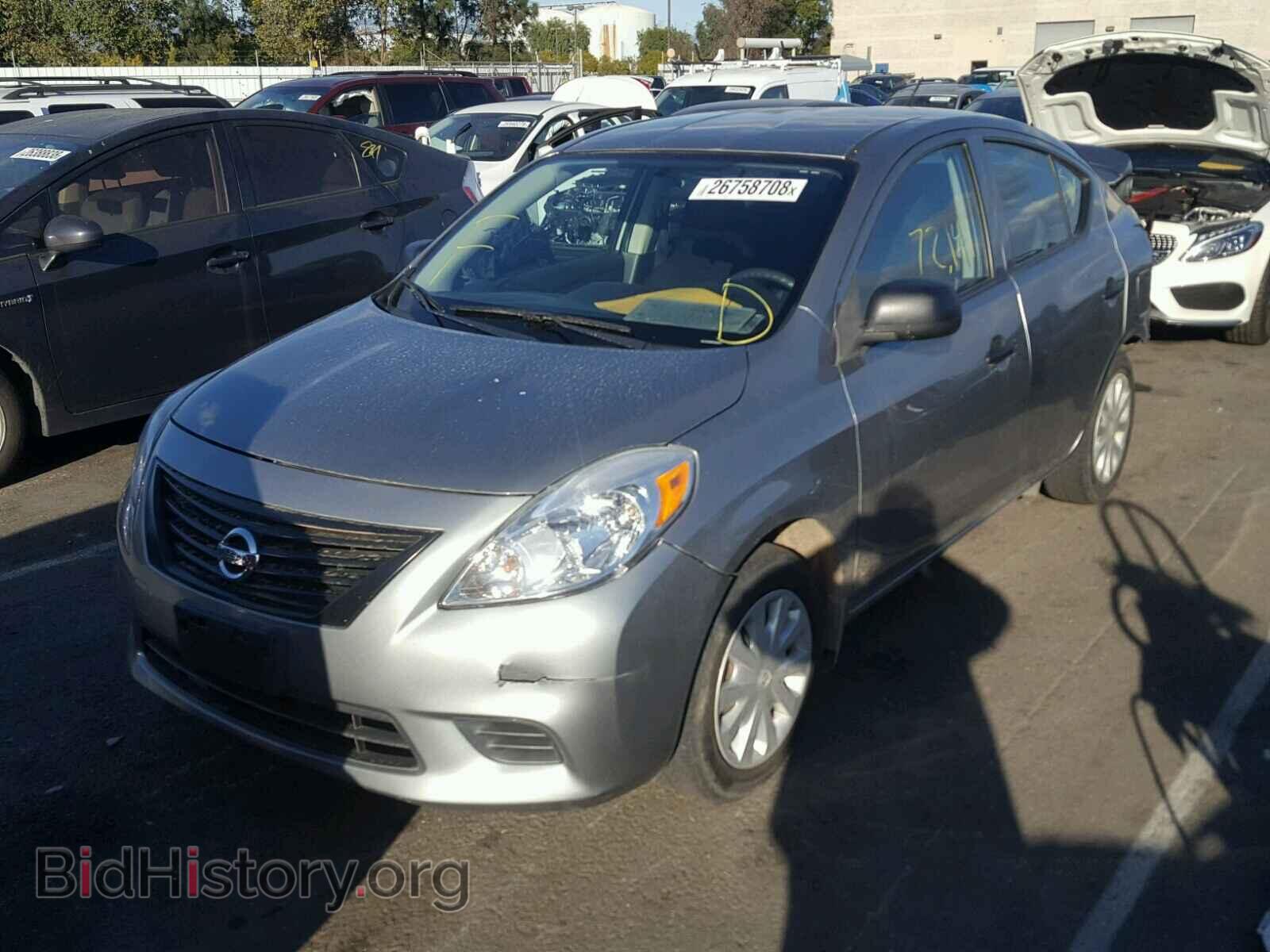 2014 NISSAN VERSA - VIN: 3N1CN7AP6EL816355 - Фото 2