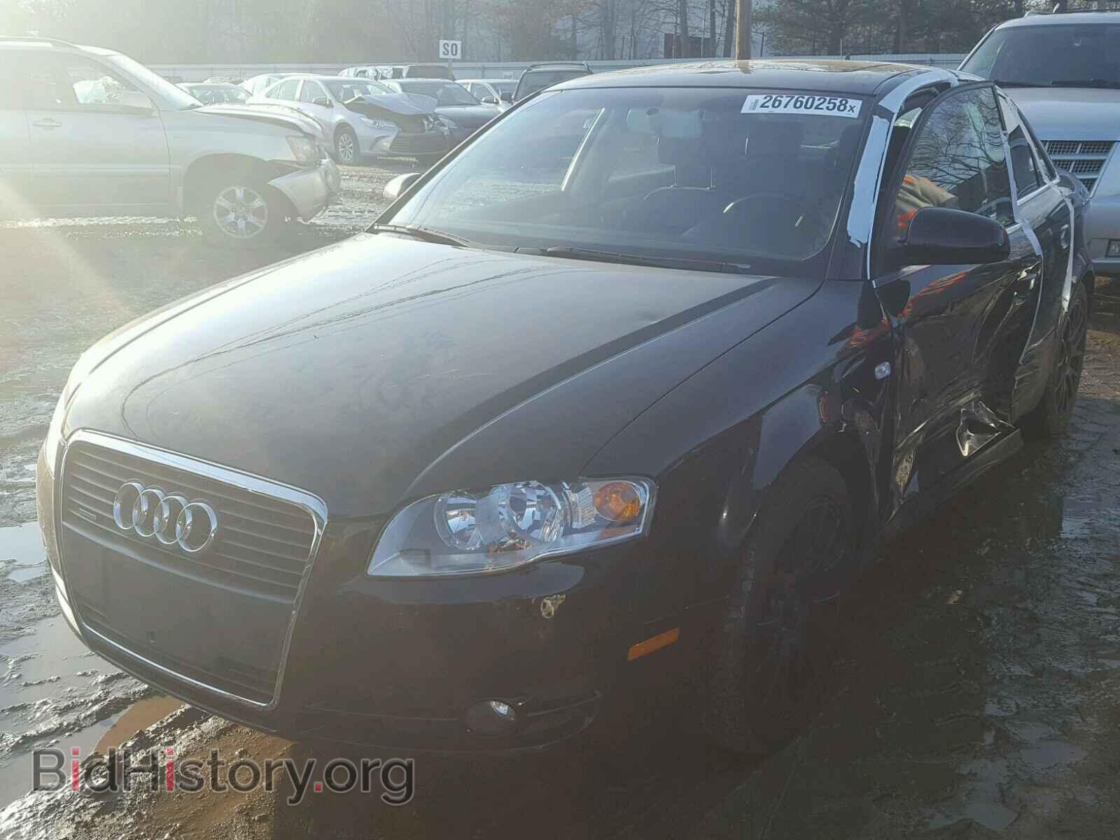 2007 AUDI A4 - VIN: WAUDF78E17A014516 - Фото 2