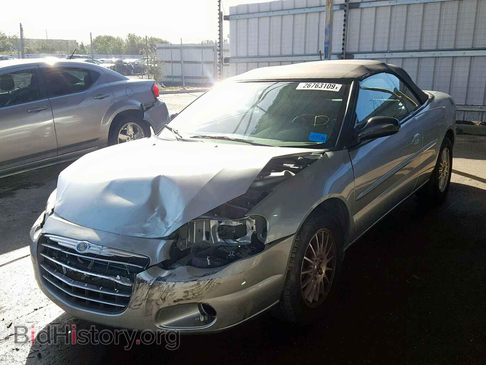 2005 CHRYSLER SEBRING - VIN: 1C3EL55R45N586024 - Фото 2