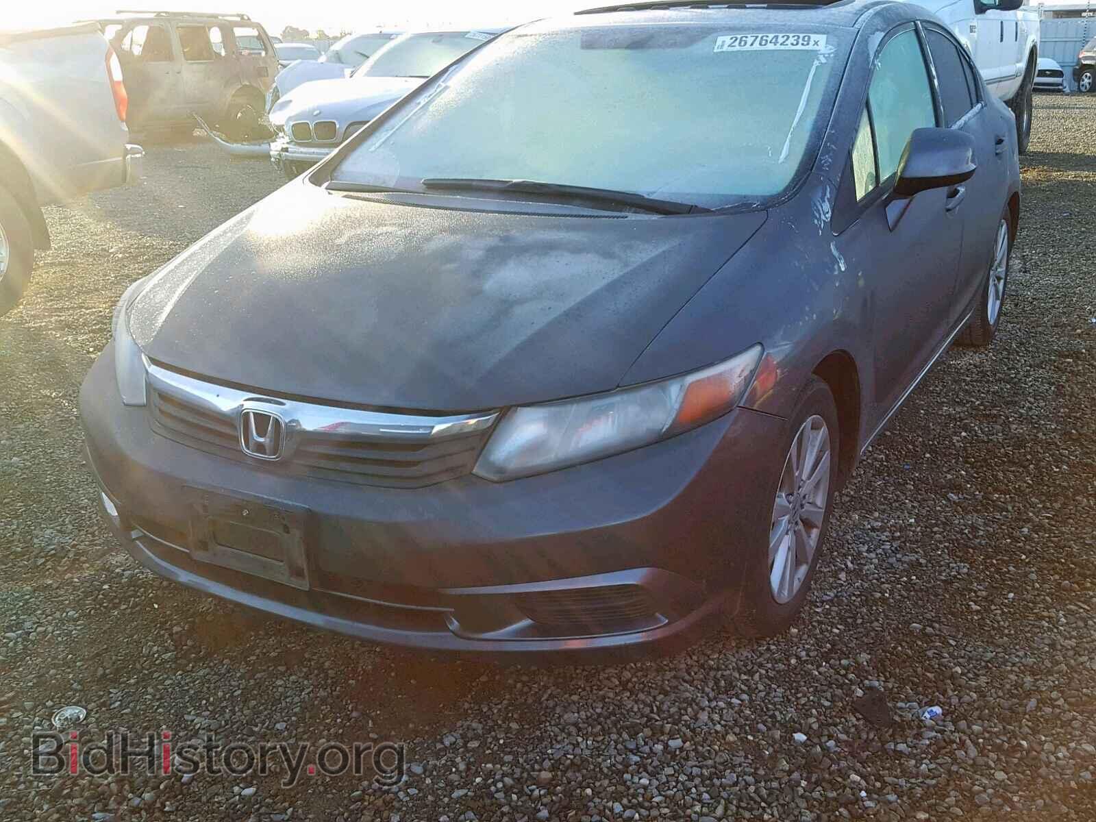 2012 HONDA CIVIC - VIN: 2HGFB2F85CH525263 - Фото 2
