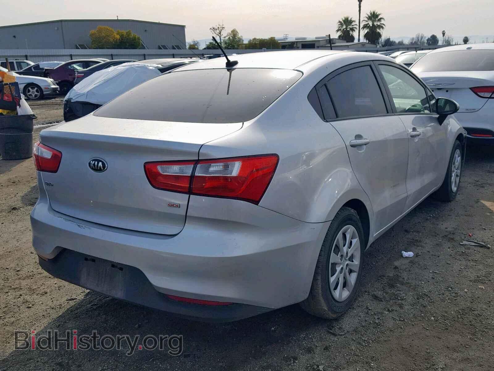2016 KIA RIO - VIN: KNADM4A32G6549872 - Фото 4