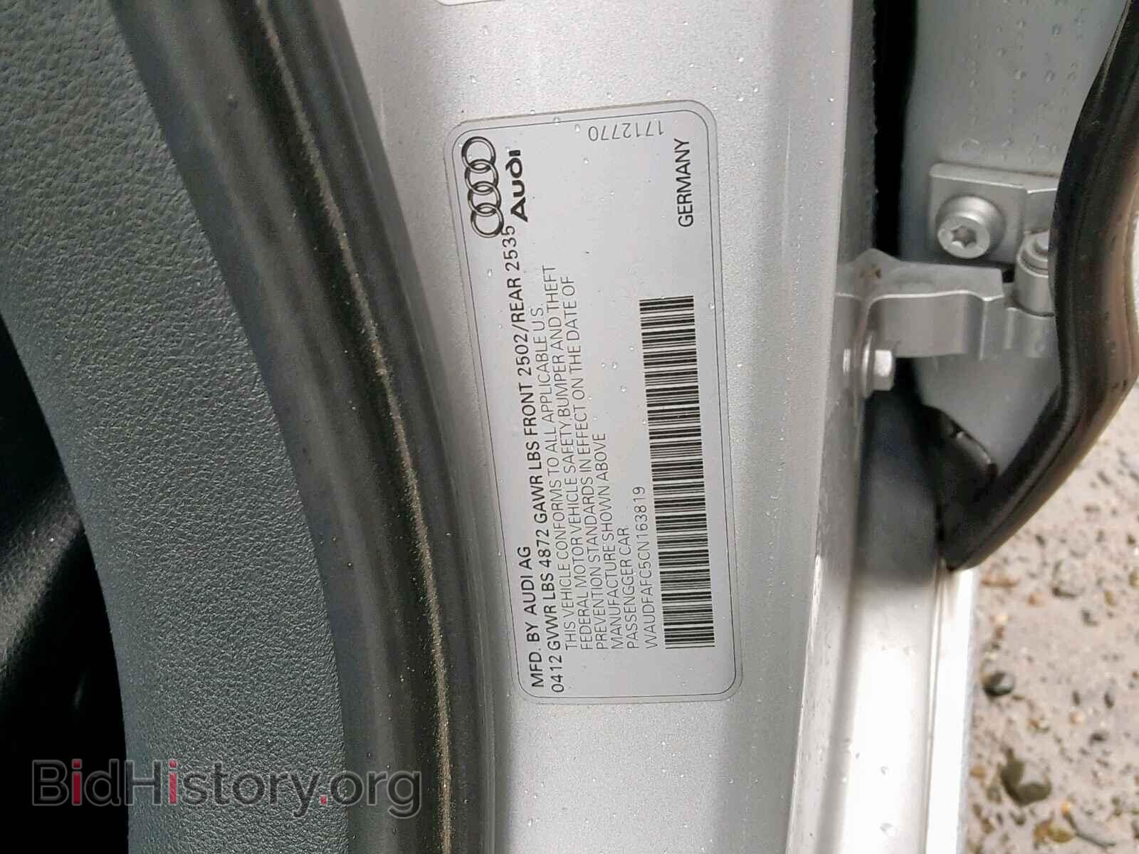 2012 AUDI A6 - VIN: WAUDFAFC5CN163819 - Photo 10