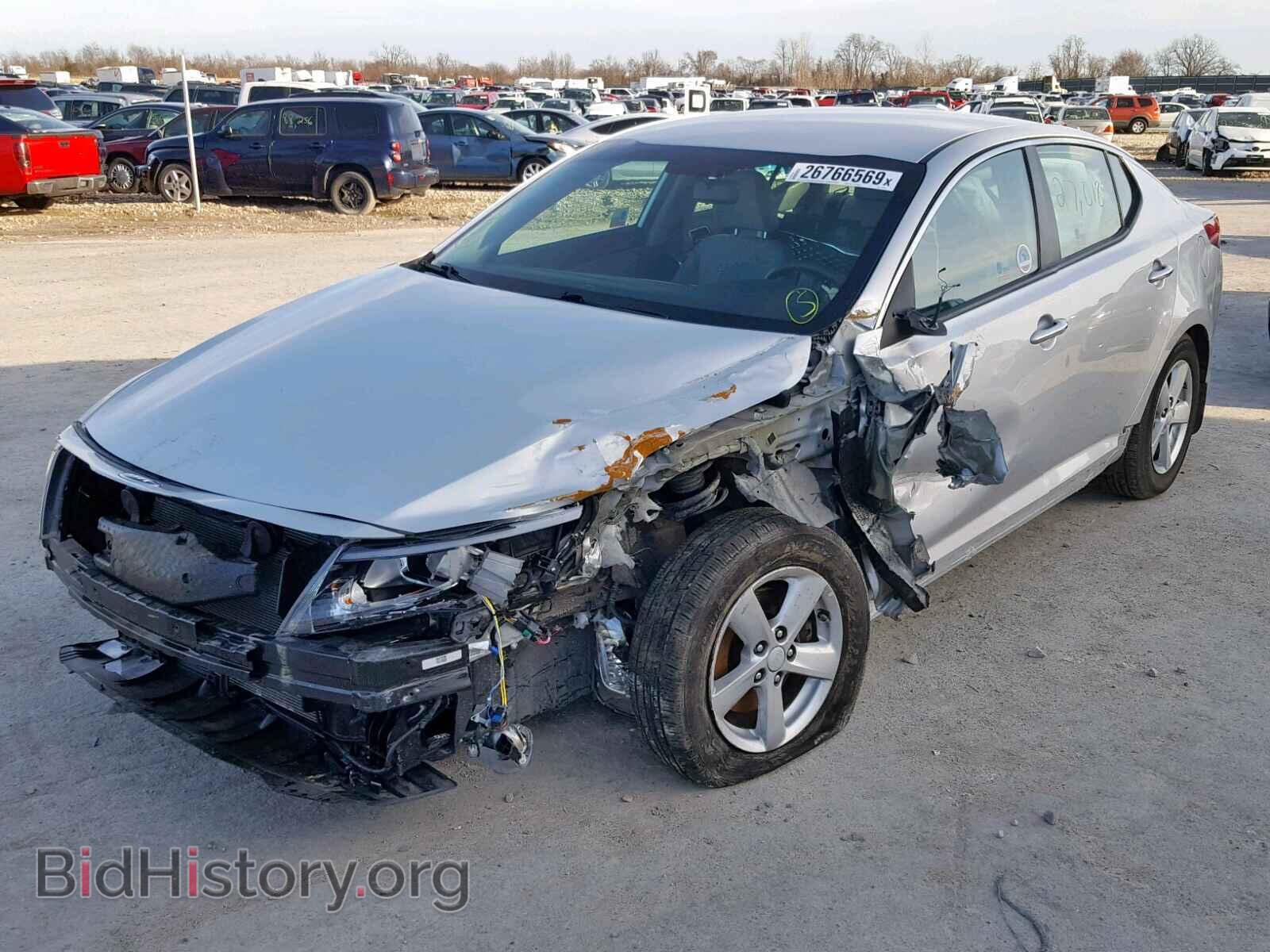 2014 KIA OPTIMA - VIN: 5XXGM4A76EG267588 - Фото 2