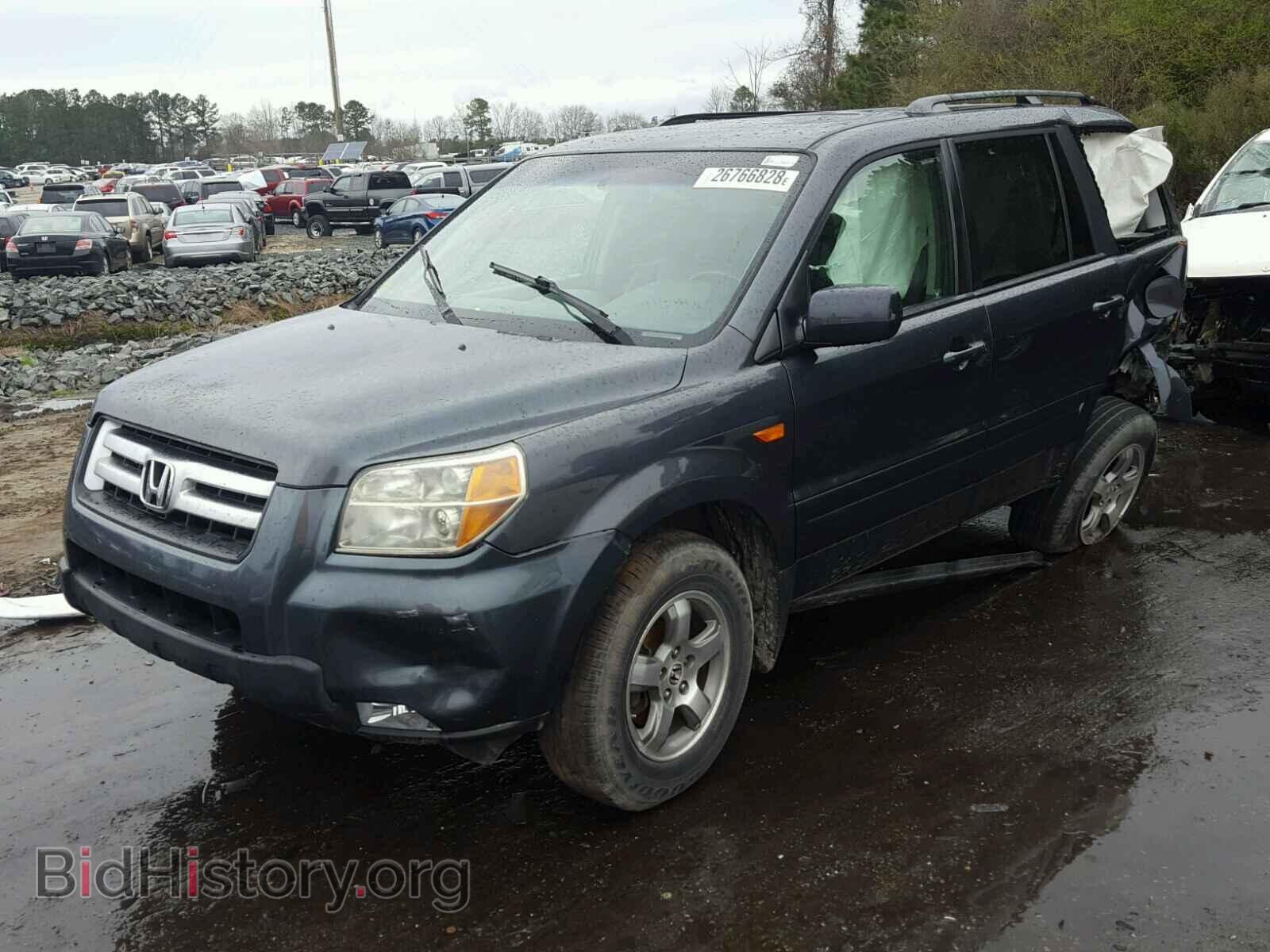 2006 HONDA PILOT - VIN: 2HKYF18726H557447 - Фото 2
