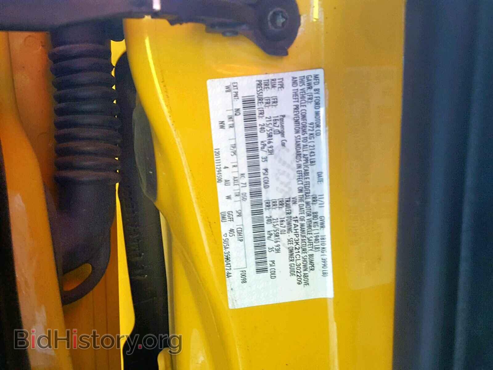 2012 FORD FOCUS SE - VIN: 1FAHP3K21CL302209 - Фото 10