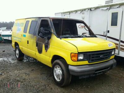 2007 Ford ECONOLINE, желтый — VIN 1FTNE24L47DB00760, Copart