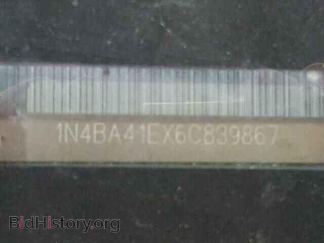 2006 NISSAN MAXIMA - VIN: 1N4BA41EX6C839867 - Фото 9