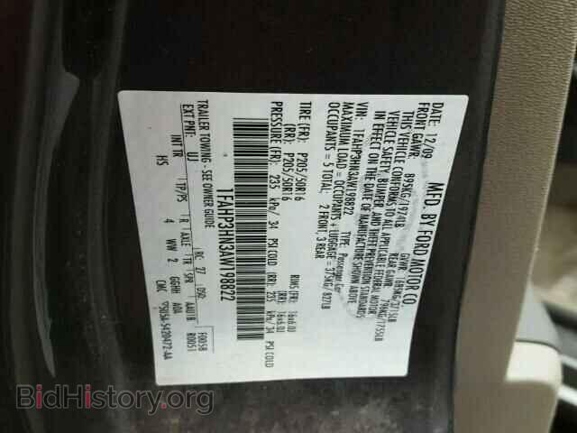 2010 FORD FOCUS - VIN: 1FAHP3HN3AW198822 - Фото 10