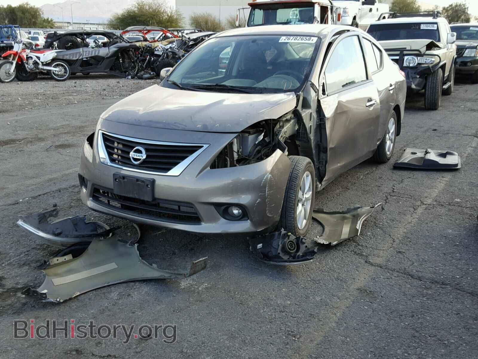 2012 NISSAN VERSA - VIN: 3N1CN7AP5CL836528 - Фото 2
