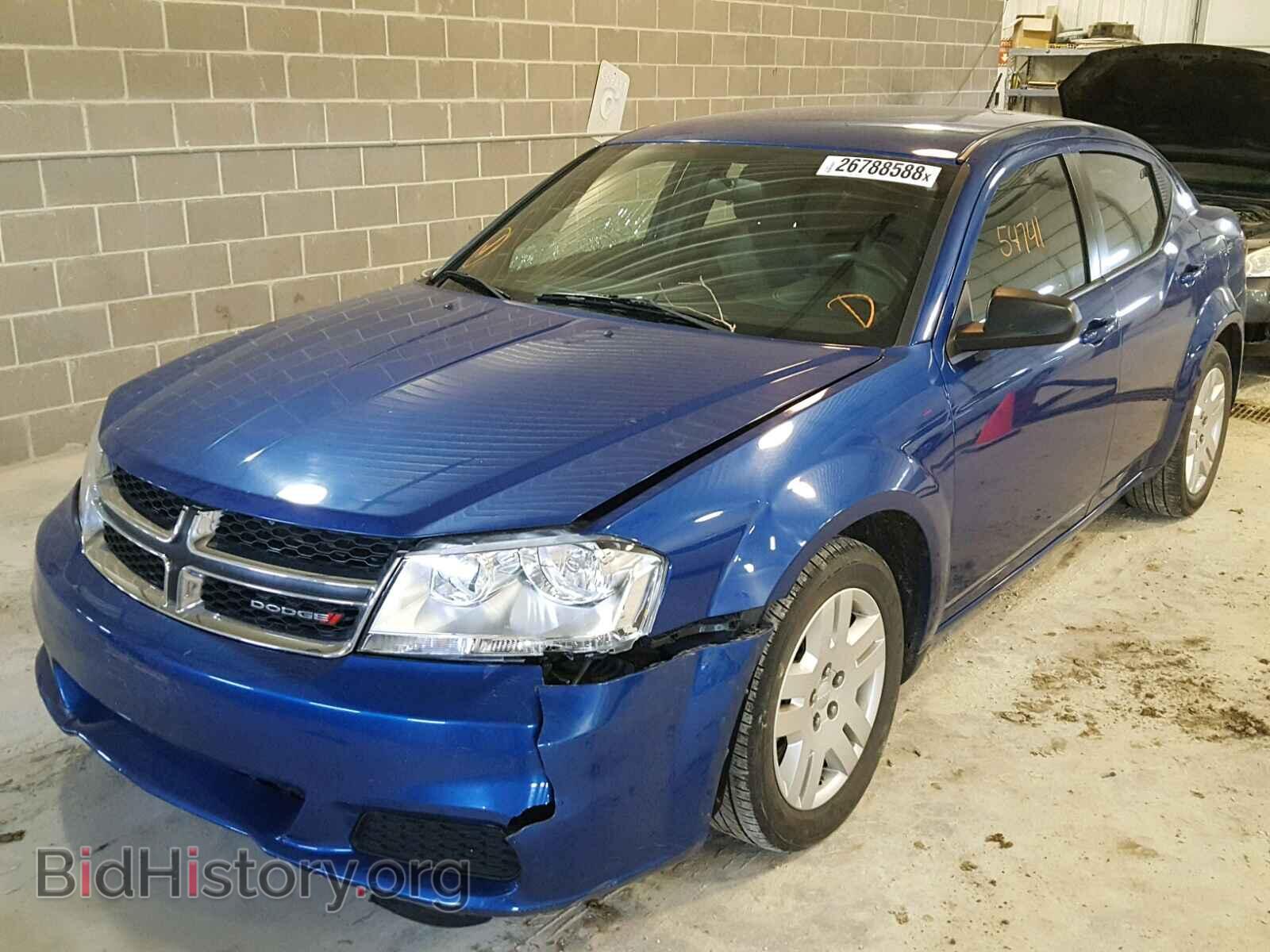 2014 DODGE AVENGER - VIN: 1C3CDZAB1EN215617 - Фото 2
