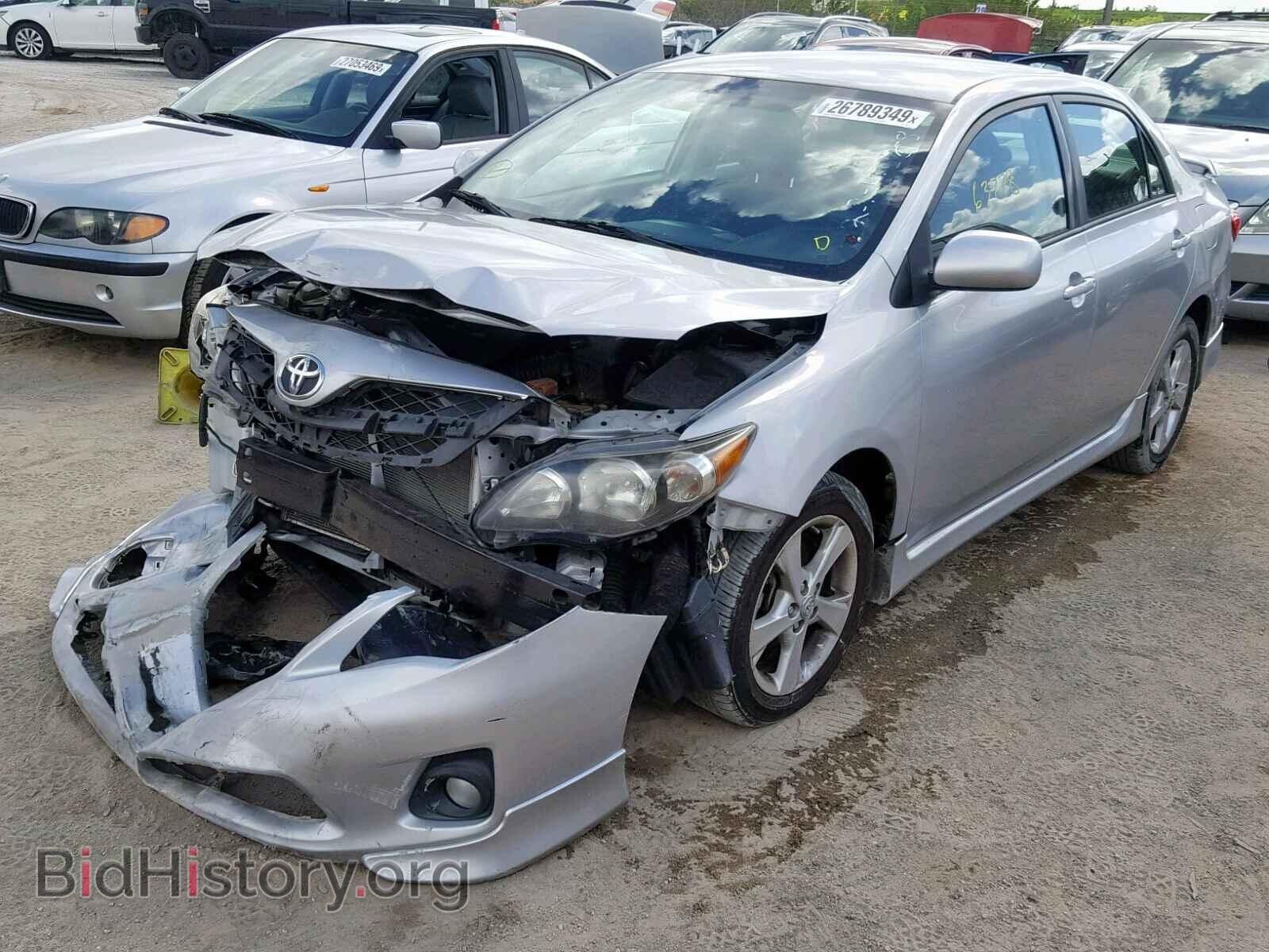2011 TOYOTA COROLLA BA - VIN: 2T1BU4EEXBC620811 - Фото 2
