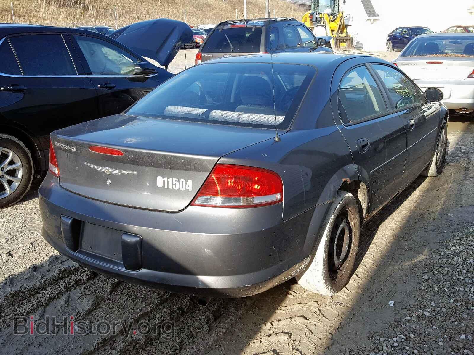 2004 CHRYSLER SEBRING - VIN: 1C3EL46X24N416668 - Фото 4