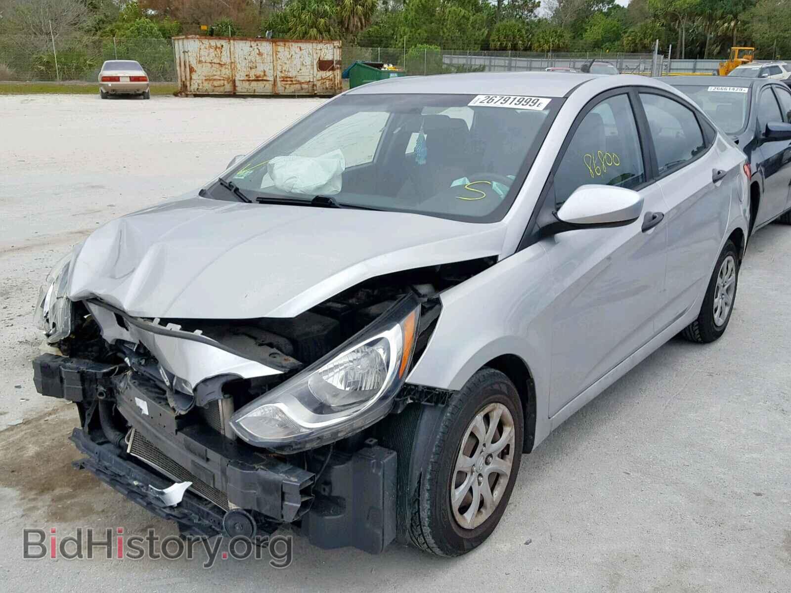 2012 HYUNDAI ACCENT - VIN: KMHCT4AE5CU037396 - Фото 2