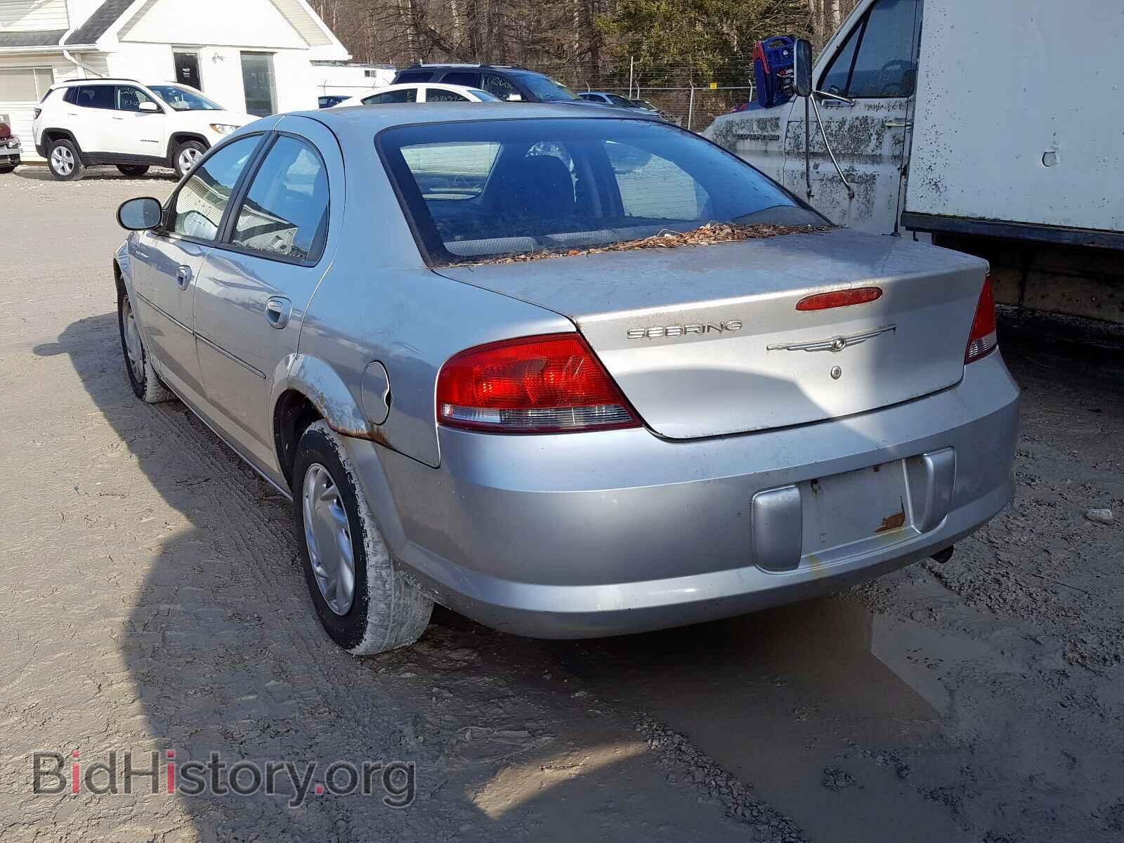 2004 CHRYSLER SEBRING - VIN: 1C3EL46X54N416678 - Фото 3