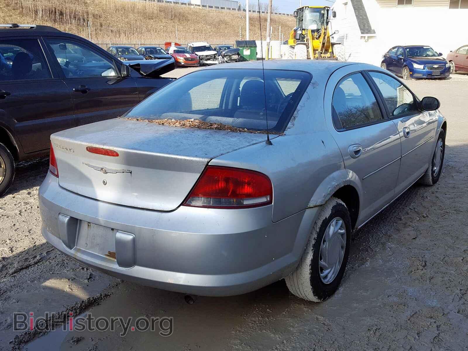 2004 CHRYSLER SEBRING - VIN: 1C3EL46X54N416678 - Фото 4