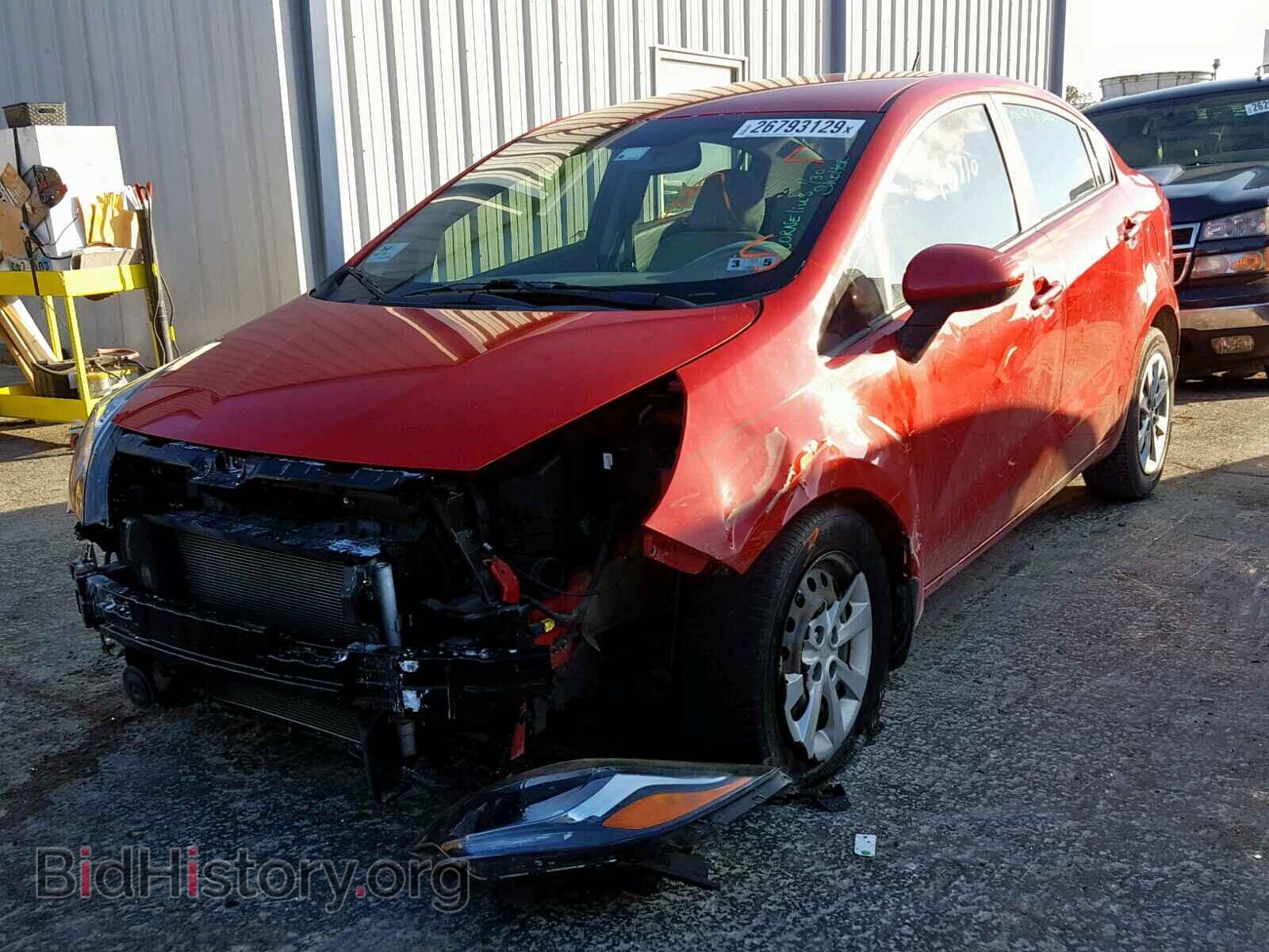 2013 KIA RIO - VIN: KNADN4A35D6225842 - Фото 2