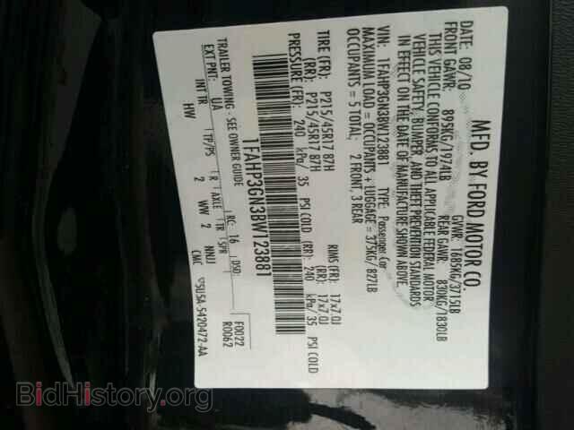 2011 FORD FOCUS - VIN: 1FAHP3GN3BW123881 - Фото 10