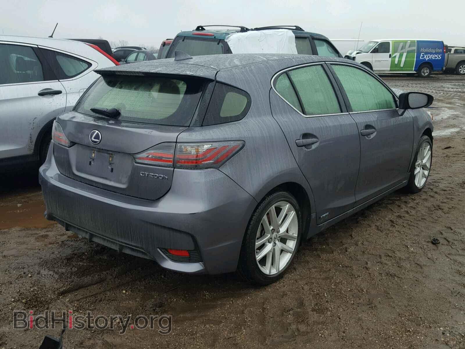 2014 LEXUS CT 200 - VIN: JTHKD5BH7E2203281 - Фото 4