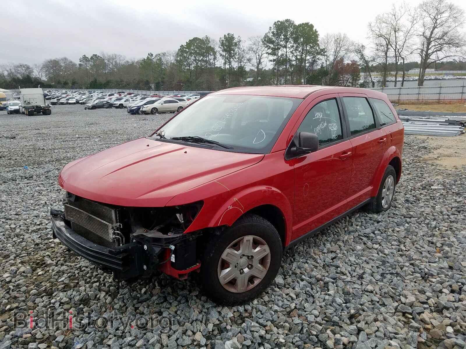 2012 DODGE JOURNEY - VIN: 3C4PDCAB5CT306879 - Фото 2