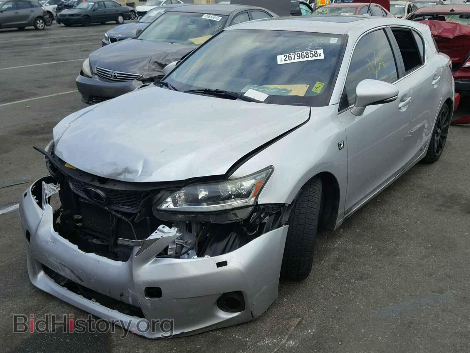 2012 LEXUS CT 200 - VIN: JTHKD5BH2C2062181 - Фото 2
