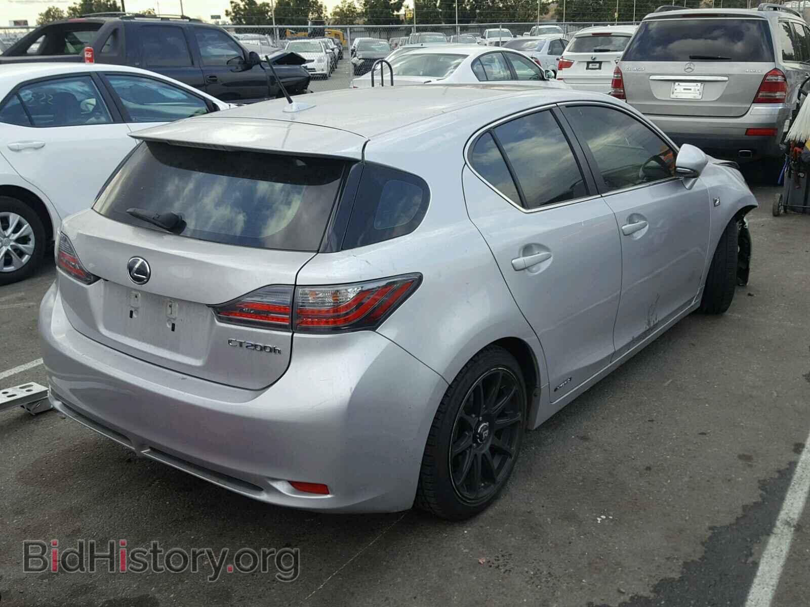 2012 LEXUS CT 200 - VIN: JTHKD5BH2C2062181 - Фото 4