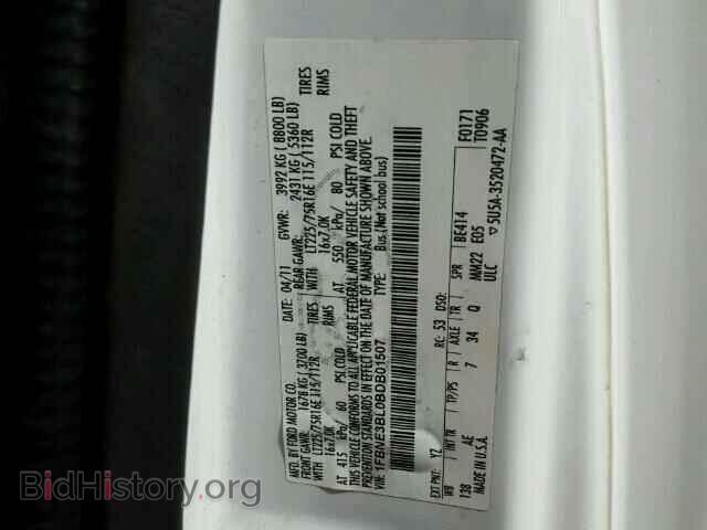 2011 FORD ECONOLINE - VIN: 1FBNE3BL0BDB01507 - Photo 10