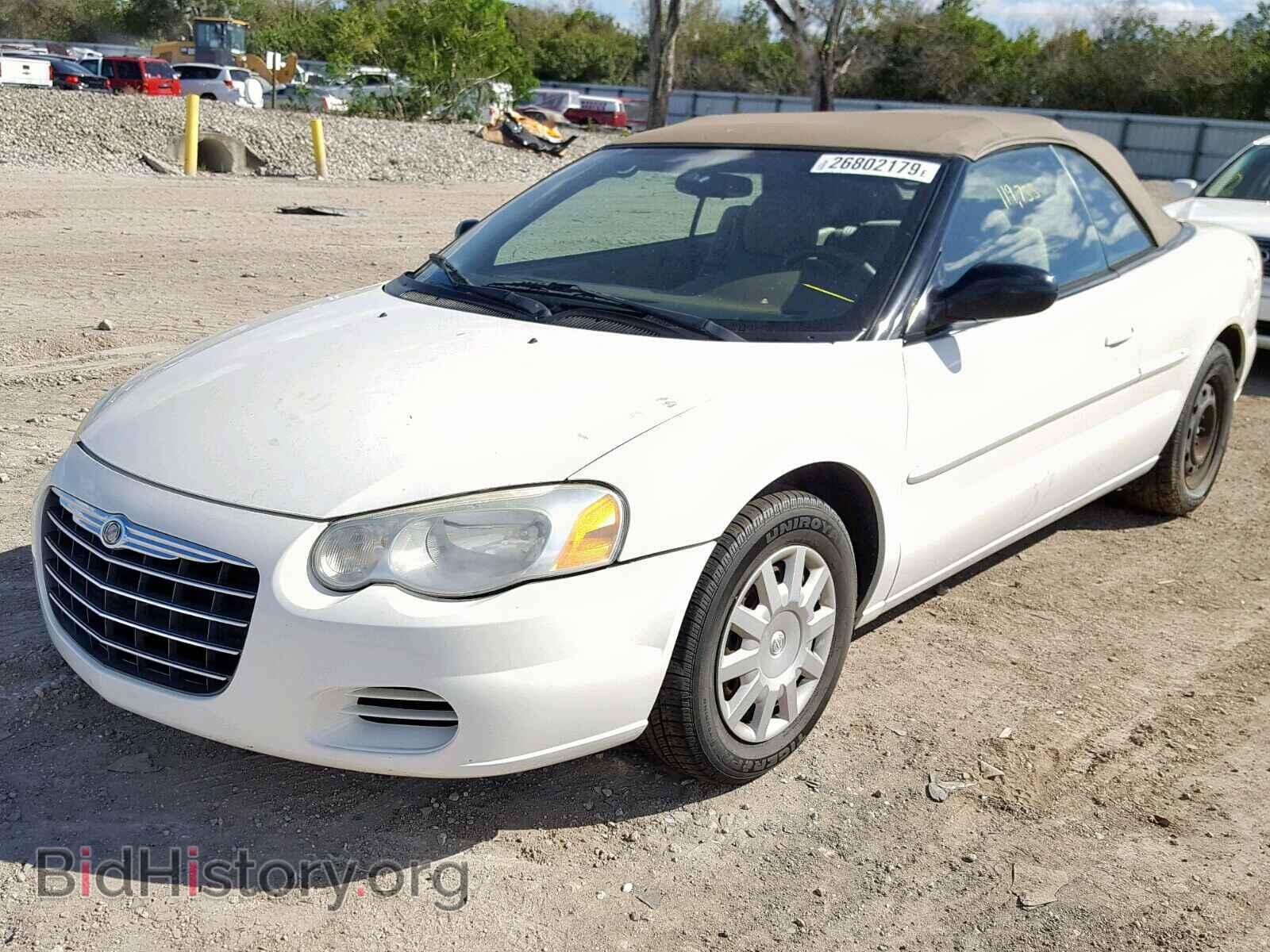 2004 CHRYSLER SEBRING - VIN: 1C3EL45X54N161497 - Фото 2