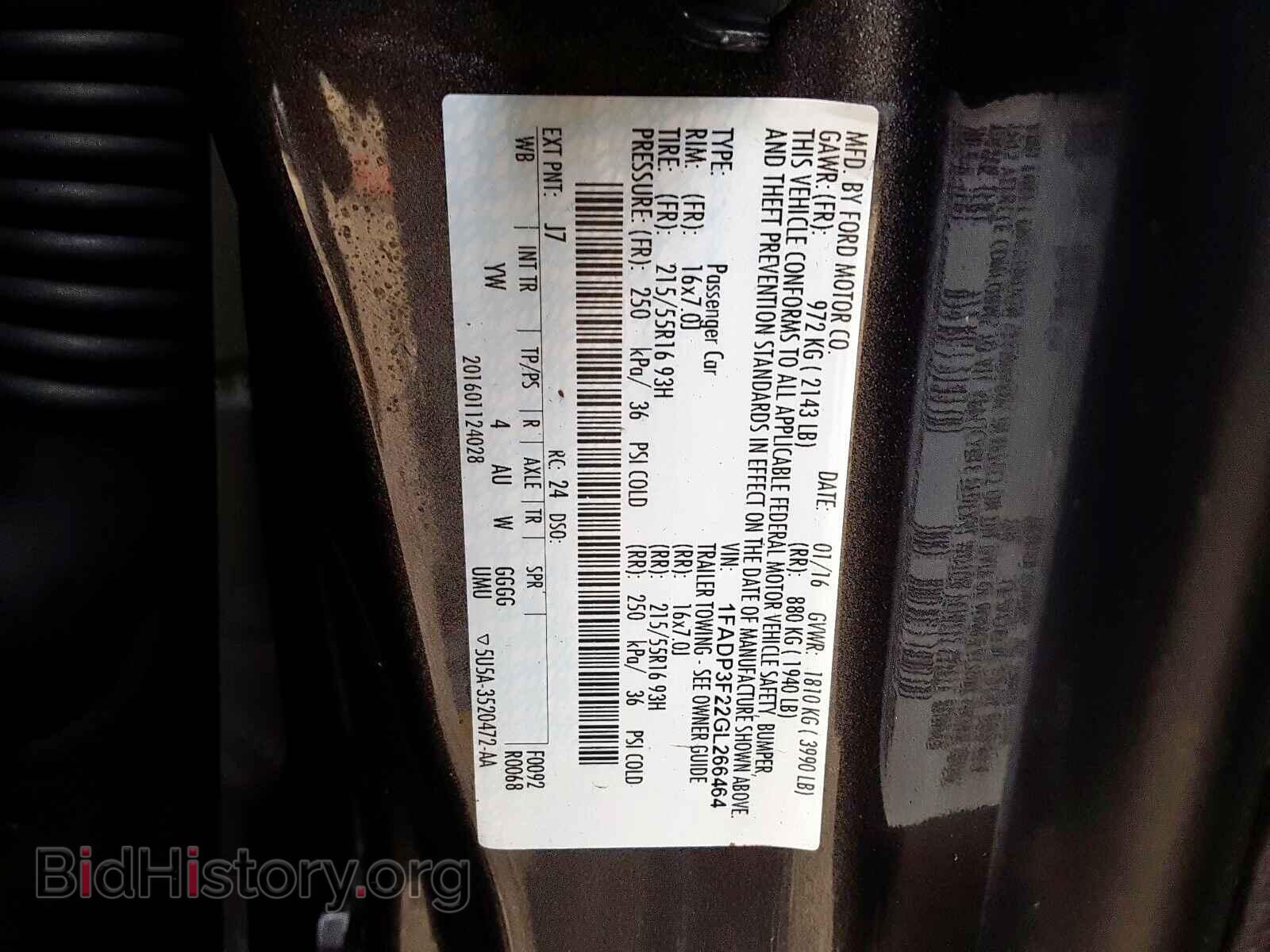 2016 FORD FOCUS SE - VIN: 1FADP3F22GL266464 - Фото 10