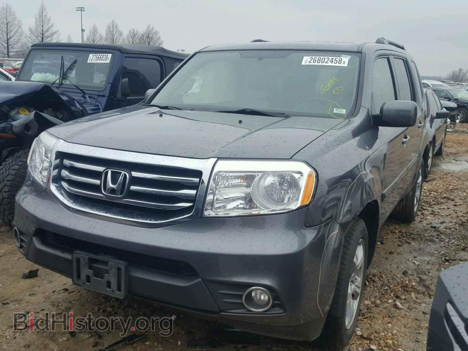 2013 HONDA PILOT - VIN: 5FNYF4H56DB009785 - Фото 2