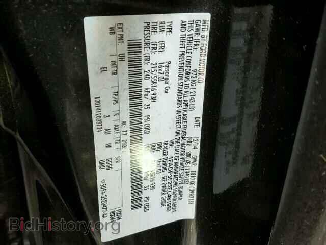 2014 FORD FOCUS - VIN: 1FADP3F25EL461990 - Фото 10