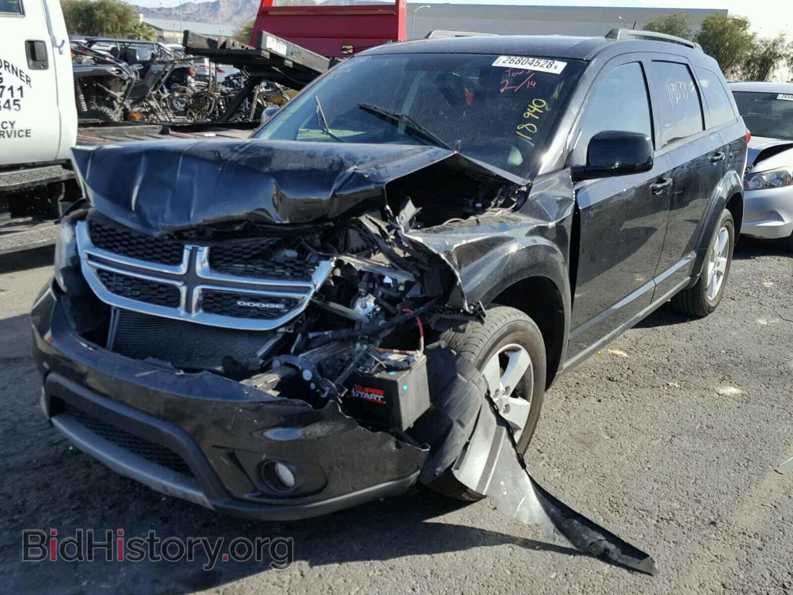 2012 DODGE JOURNEY - VIN: 3C4PDCBGXCT181064 - Фото 2