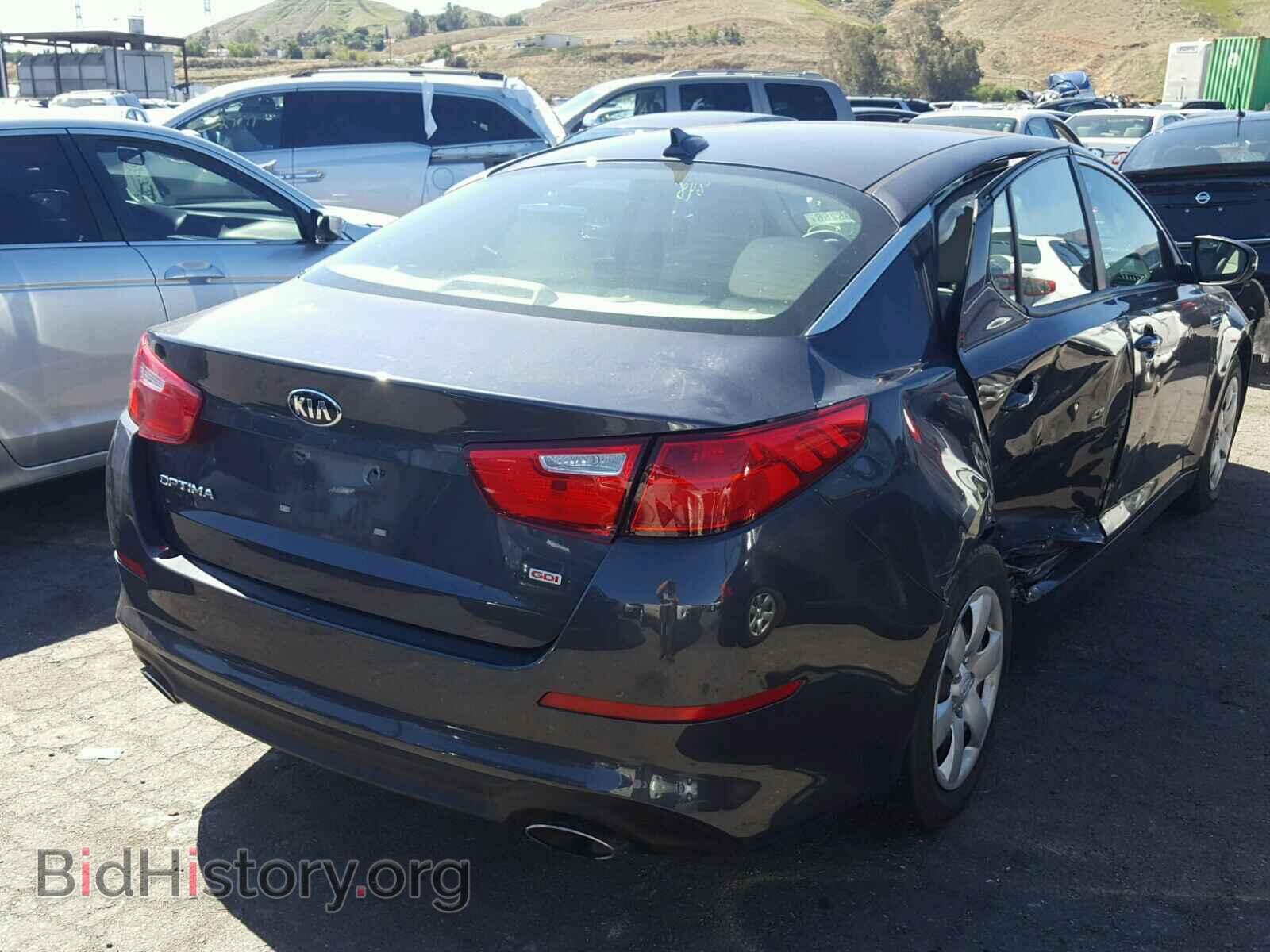 2015 KIA OPTIMA - VIN: 5XXGM4A76FG457618 - Photo 4