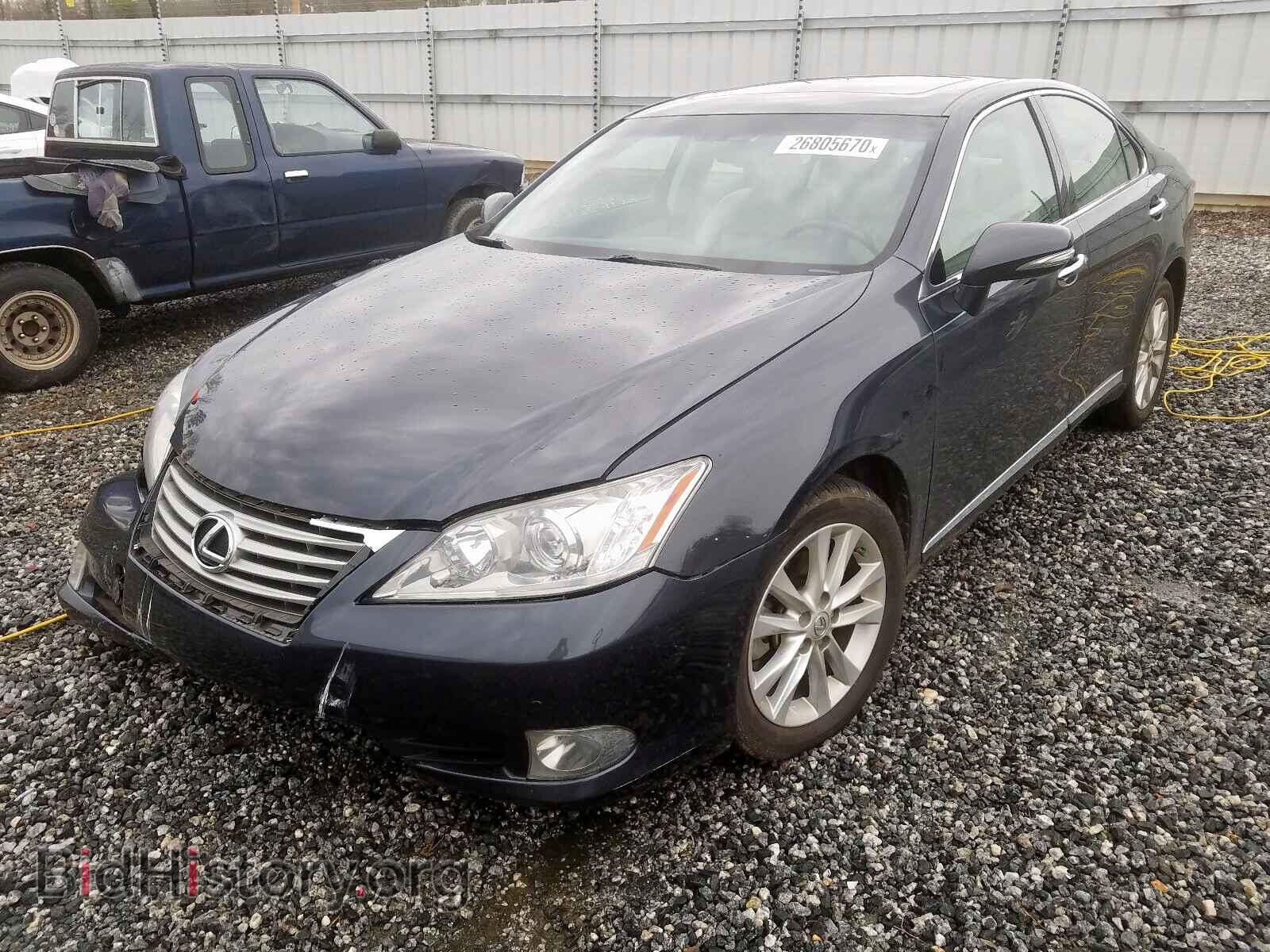 2011 LEXUS ES350 - VIN: JTHBK1EG2B2422131 - Фото 2