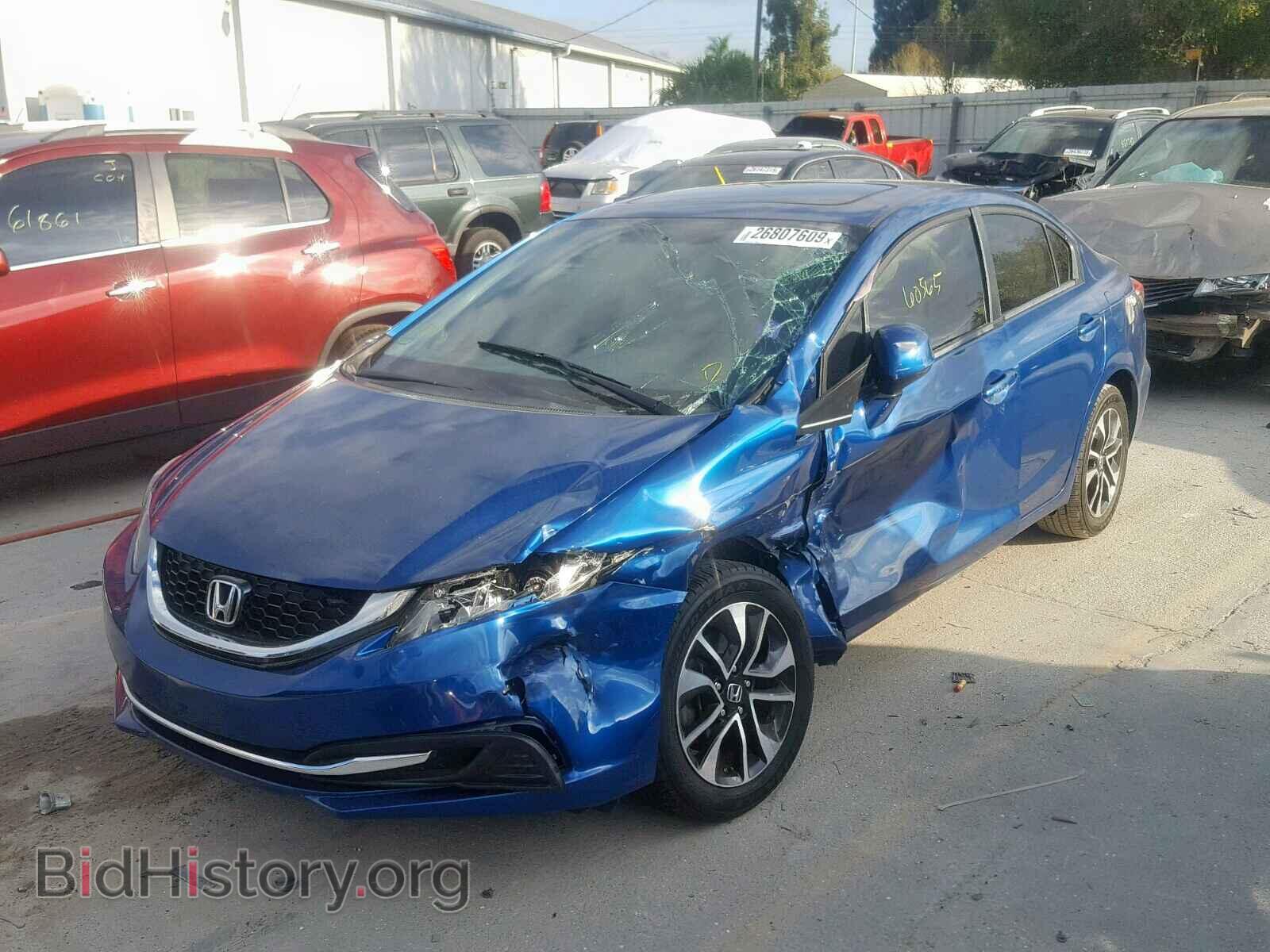 2013 HONDA CIVIC - VIN: 2HGFB2F8XDH516415 - Фото 2