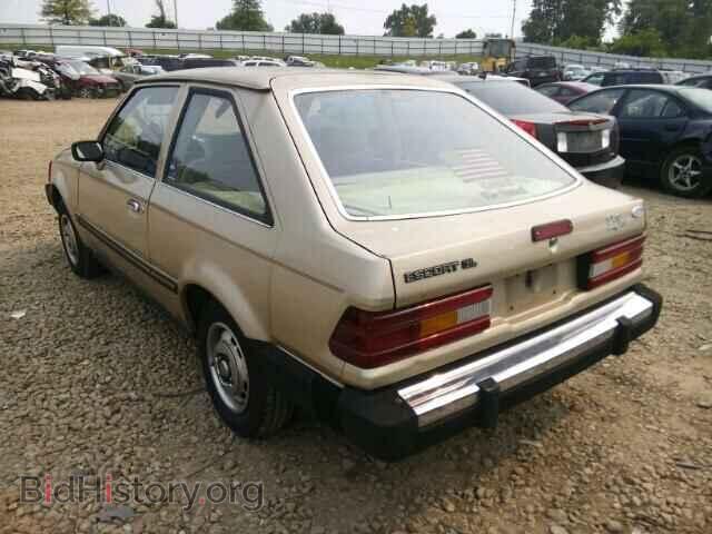 1987 FORD ESCORT - VIN: 1FAPP2195HW248648 - Фото 3