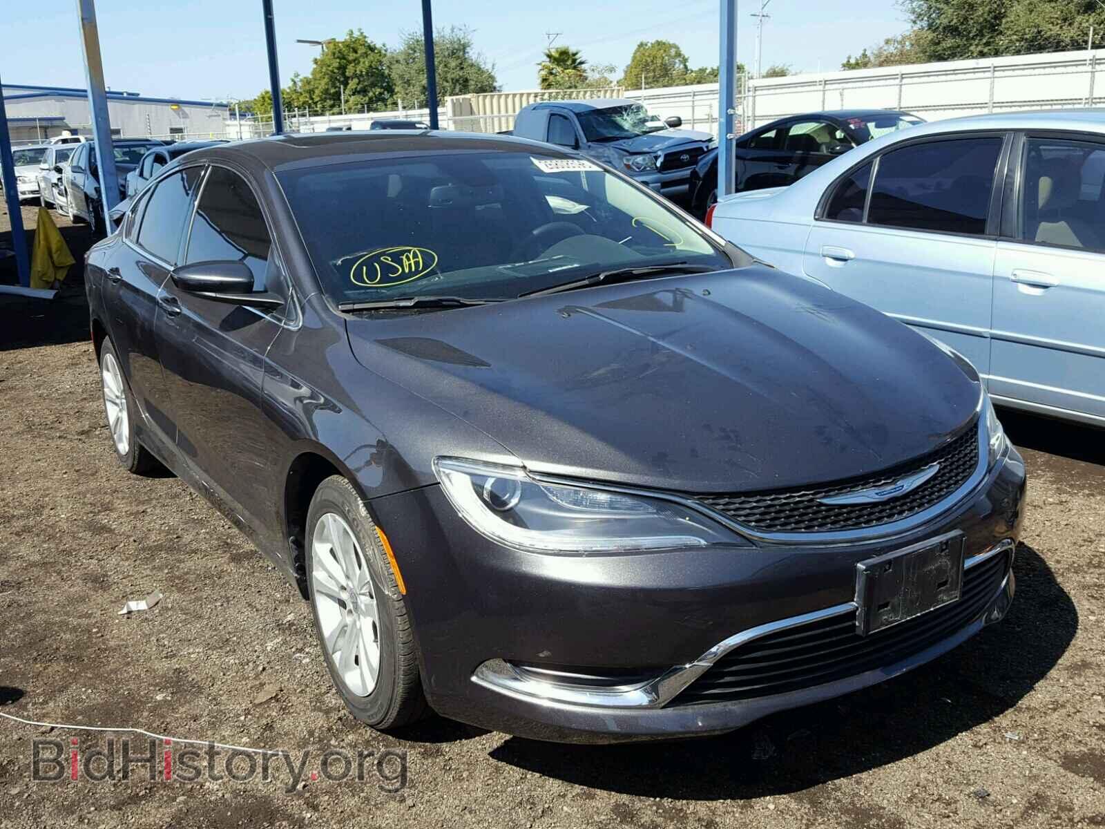 Фотография 1C3CCCAB3GN174040 - CHRYSLER 200 2016