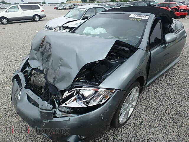 2007 MITSUBISHI ECLIPSE - VIN: 4A3AL35T77C037329 - Фото 2