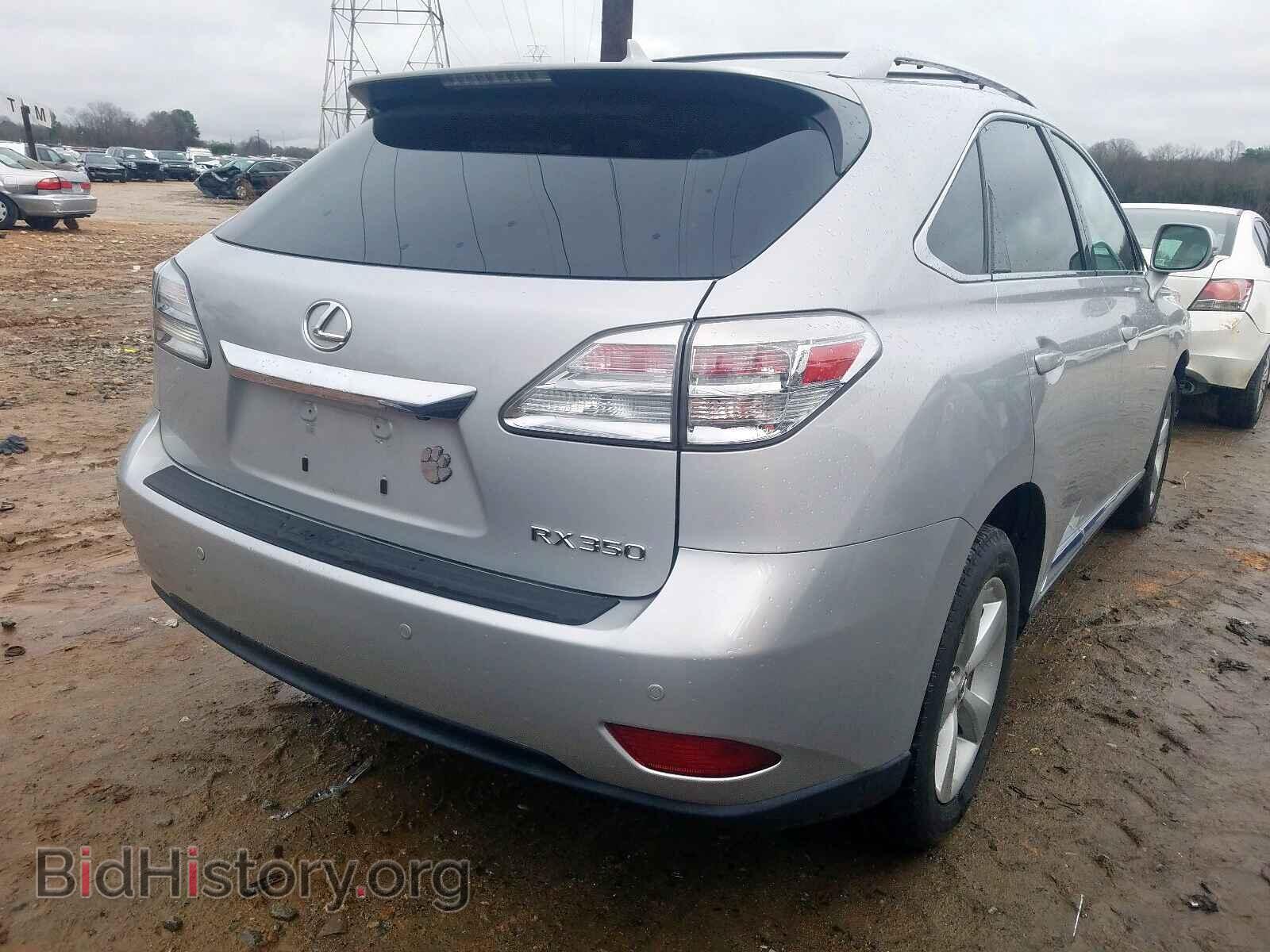 2011 LEXUS RX350 - VIN: 2T2BK1BA5BC117429 - Фото 4