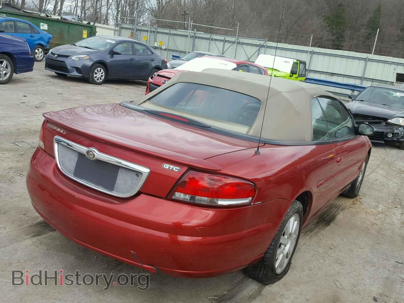 2004 CHRYSLER SEBRING - VIN: 1C3EL75RX4N328021 - Фото 4