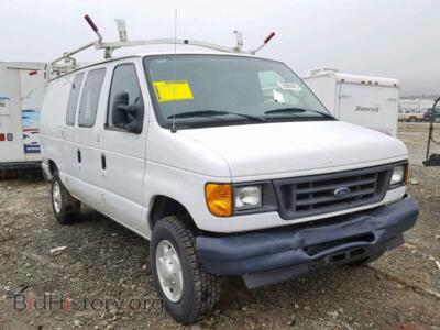 2007 Ford ECONOLINE, white — VIN 1FTNE24L87DA05490, Copart