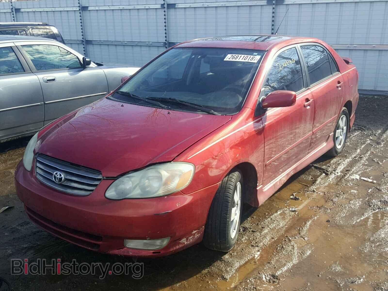 2003 TOYOTA COROLLA - VIN: 2T1BR32E83C083714 - Photo 2