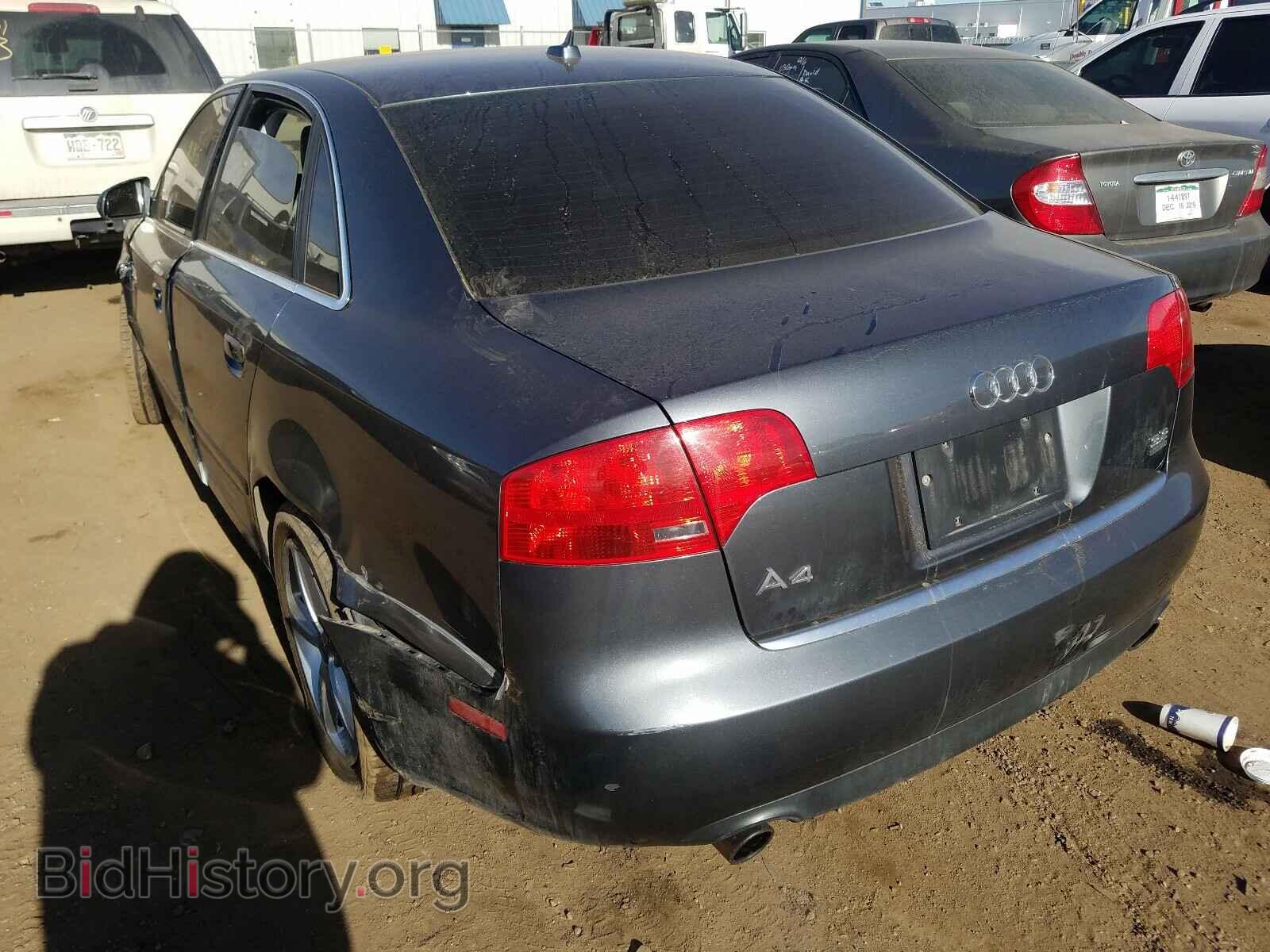 2007 AUDI A4 - VIN: WAUDH78E37A177484 - Фото 3