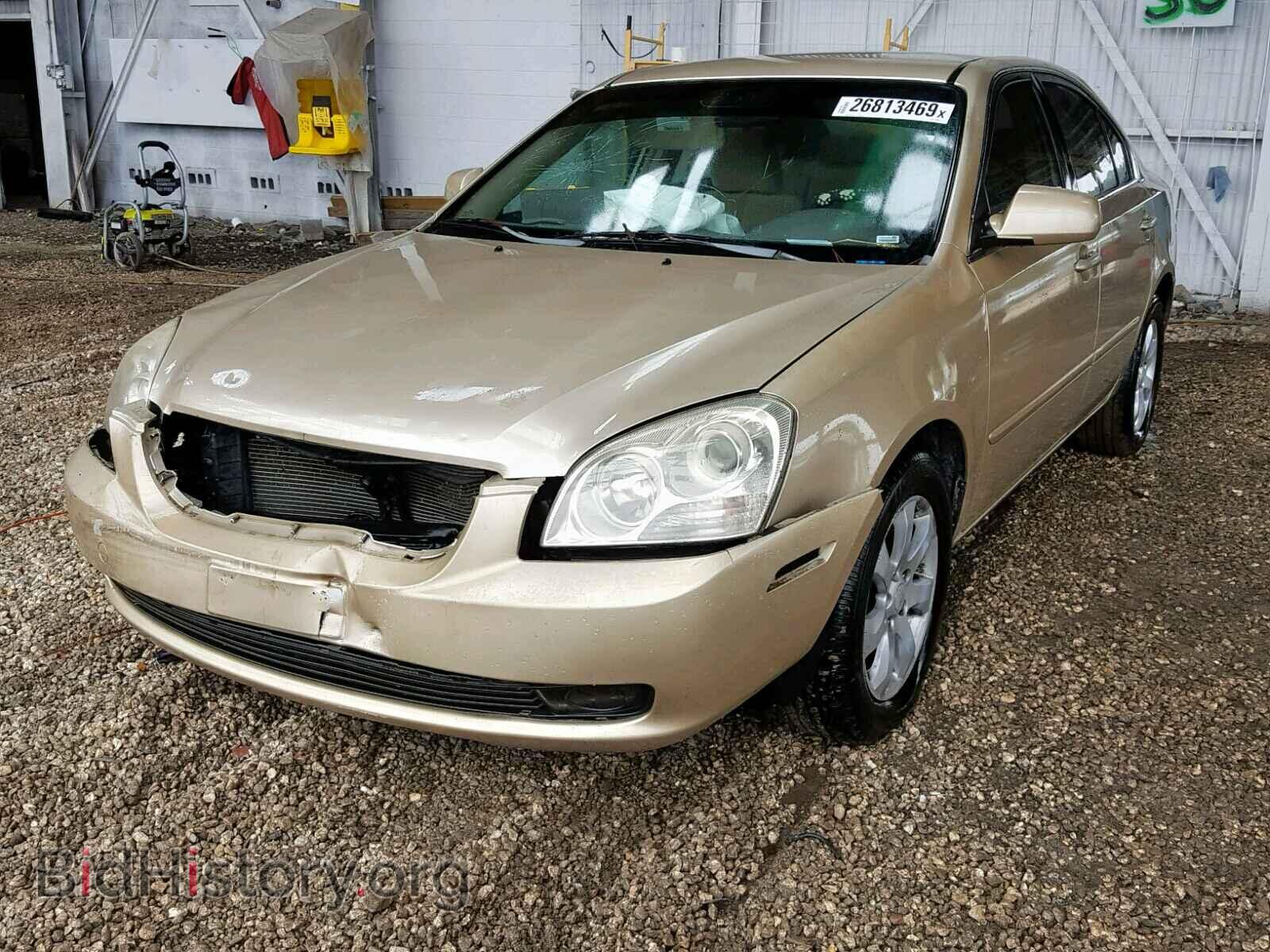 2007 KIA OPTIMA - VIN: KNAGE124775100421 - Фото 2
