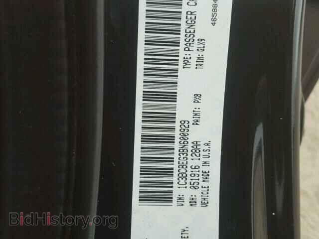 2011 CHRYSLER 200 - VIN: 1C3BC8EG3BN600929 - Фото 10