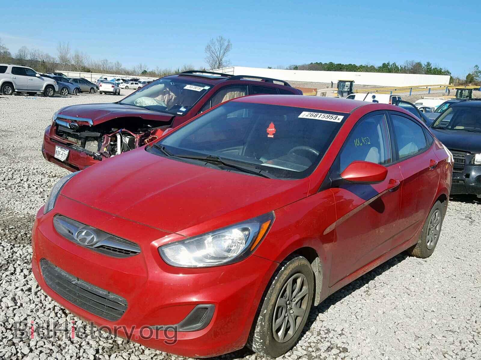 2014 HYUNDAI ACCENT - VIN: KMHCT4AE5EU658365 - Фото 2