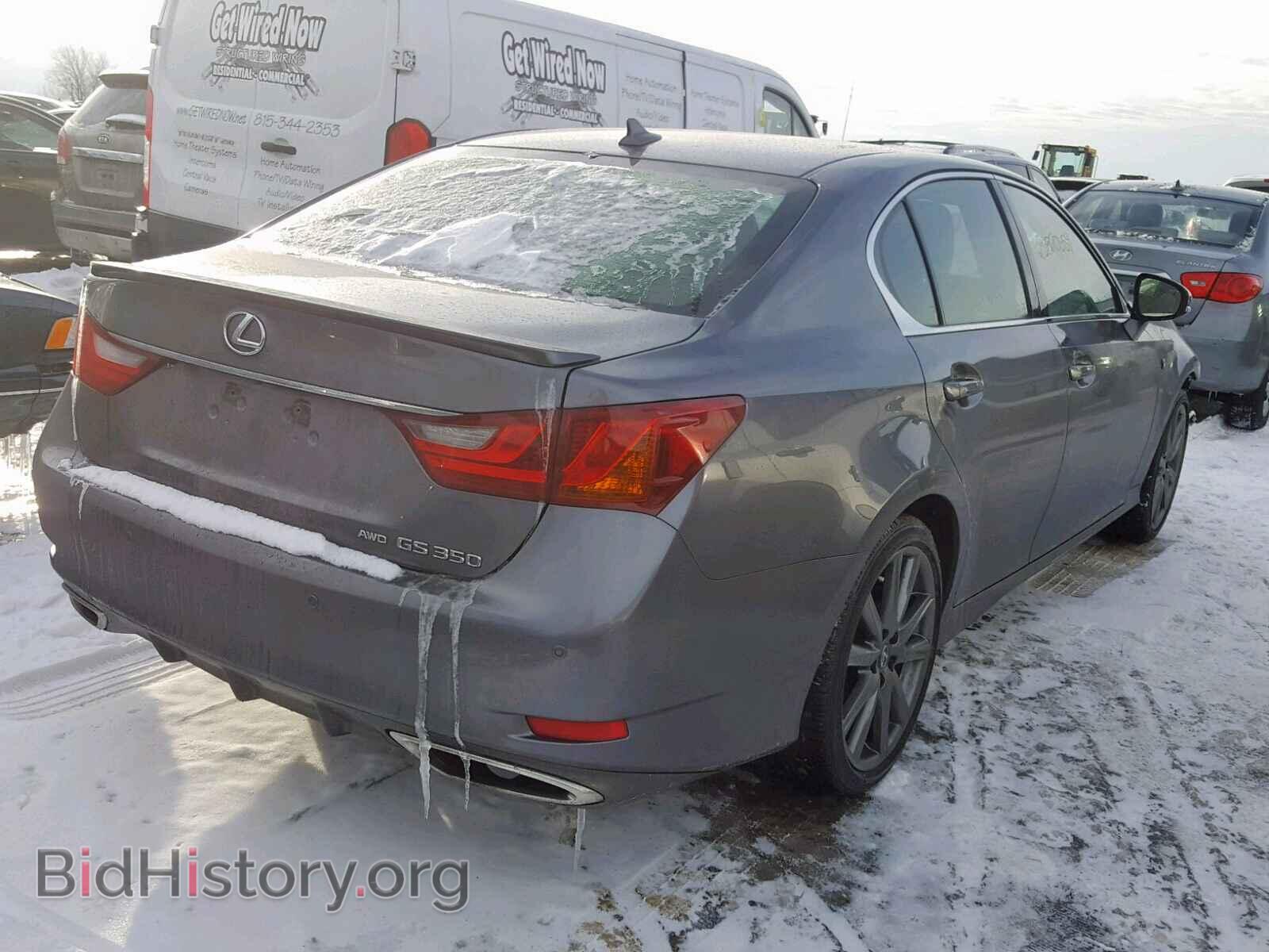 2013 LEXUS GS350 - VIN: JTHCE1BL7D5011631 - Фото 4