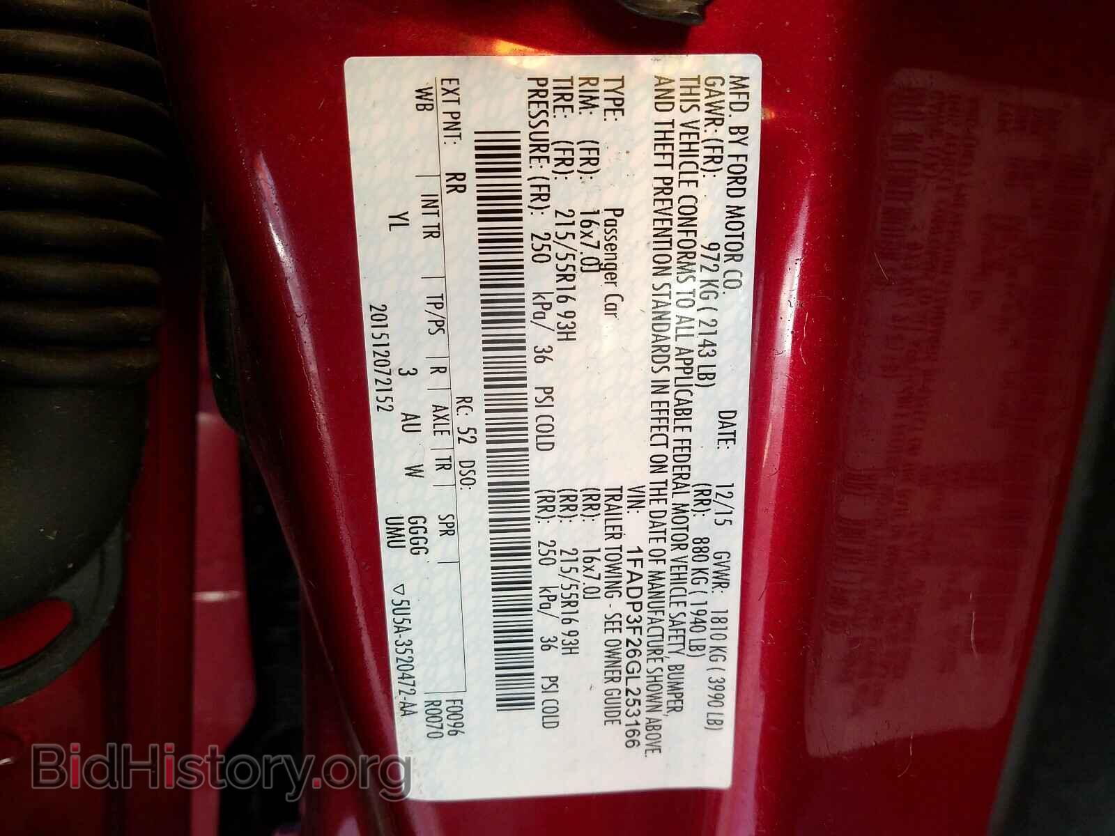 2016 FORD FOCUS - VIN: 1FADP3F26GL253166 - Photo 10