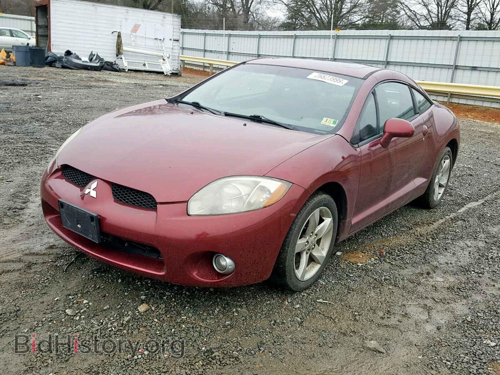 2007 MITSUBISHI ECLIPSE - VIN: 4A3AK34T87E003212 - Фото 2