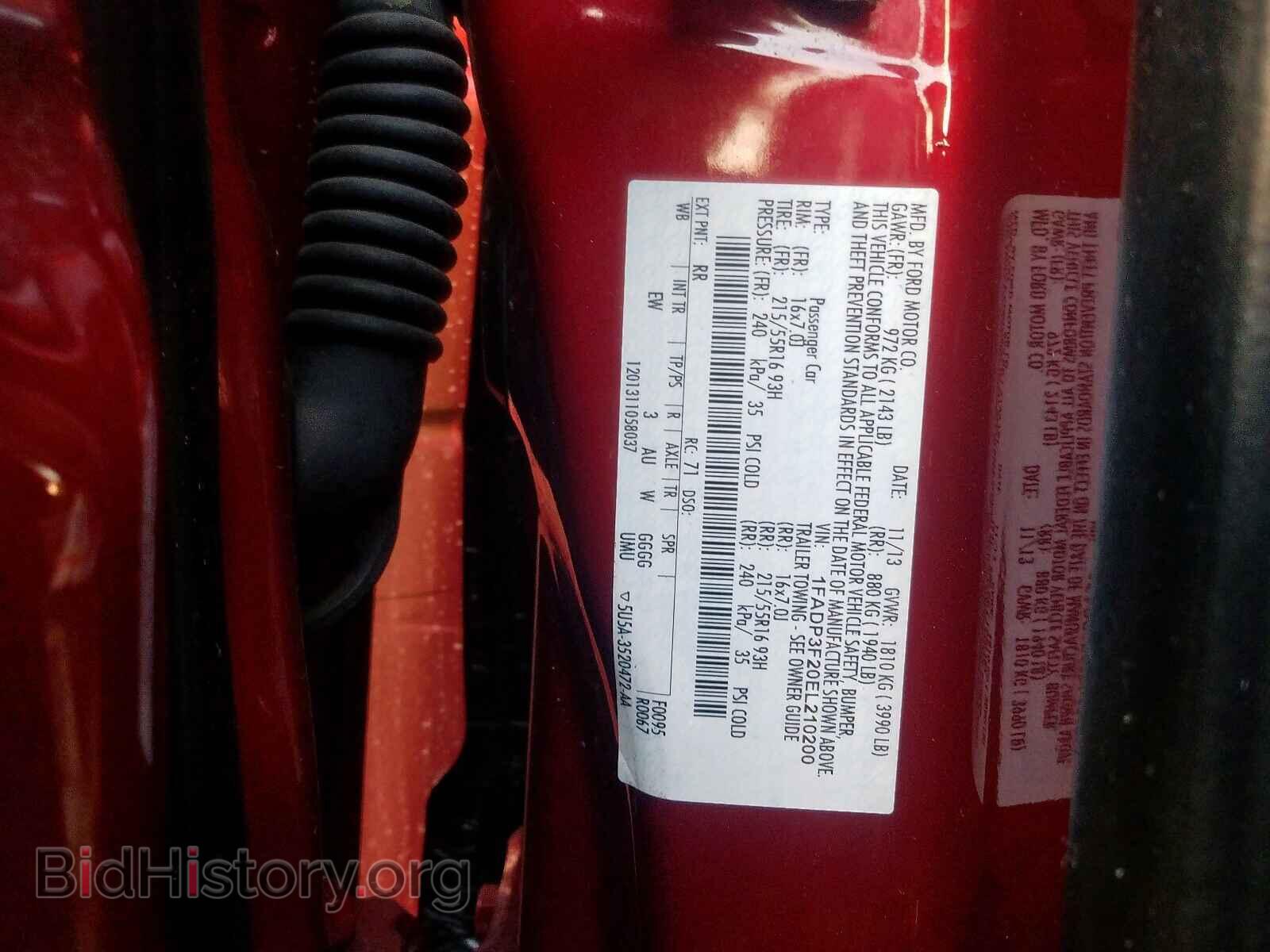 2014 FORD FOCUS - VIN: 1FADP3F20EL210200 - Photo 10